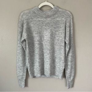 Quince Baby Alpaca Wool Diamond Stitch Crew Sweater